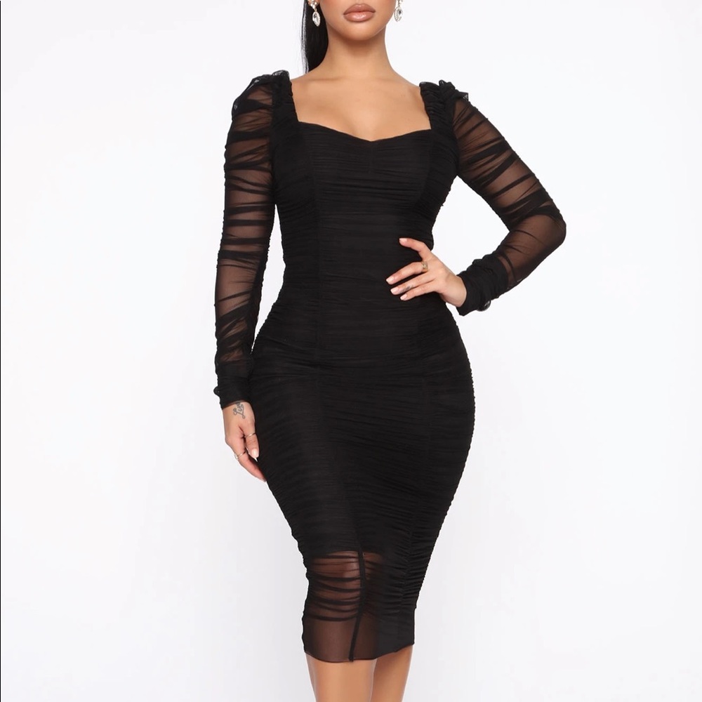 MIDI Black Dress